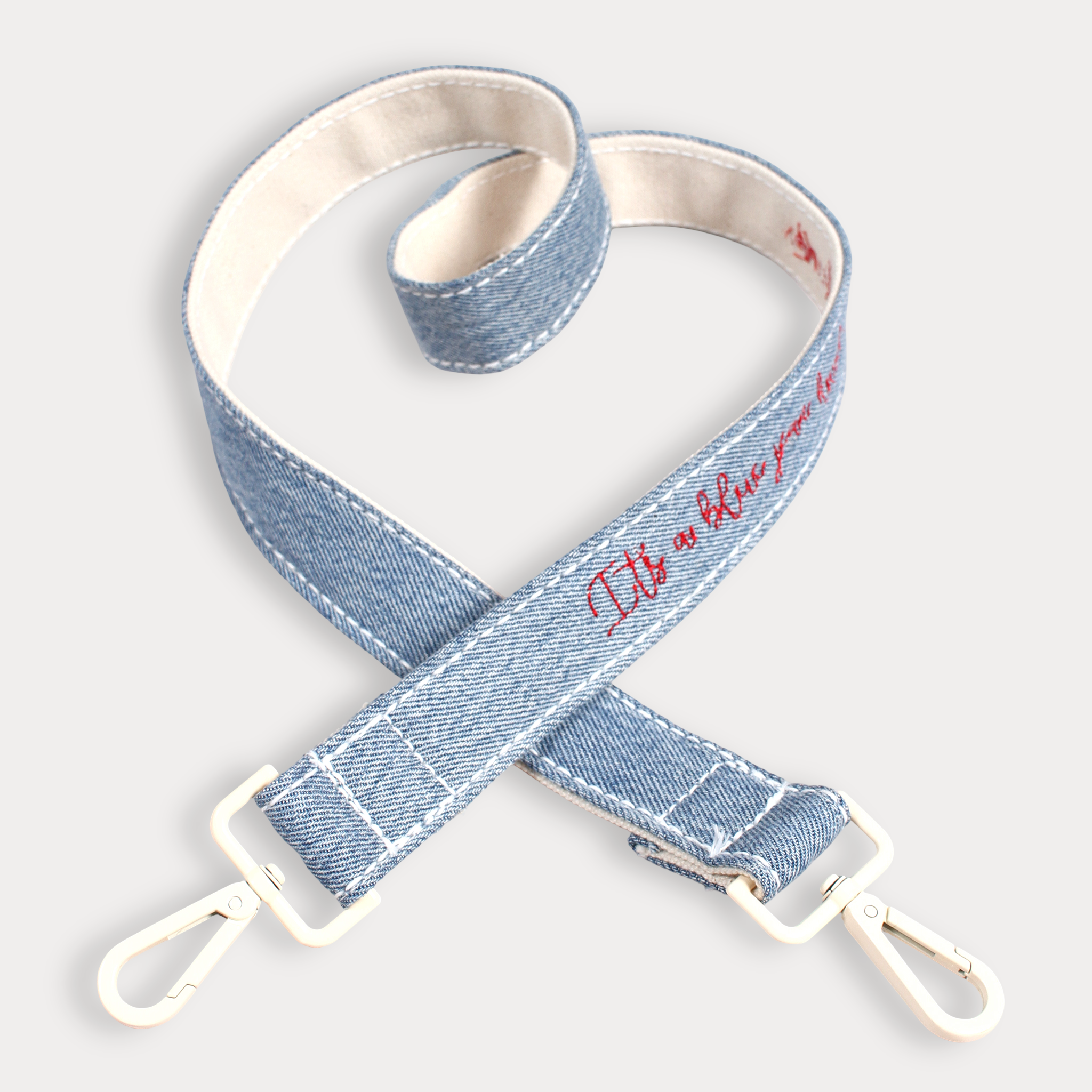 Long Strap - Denim Light Indigo