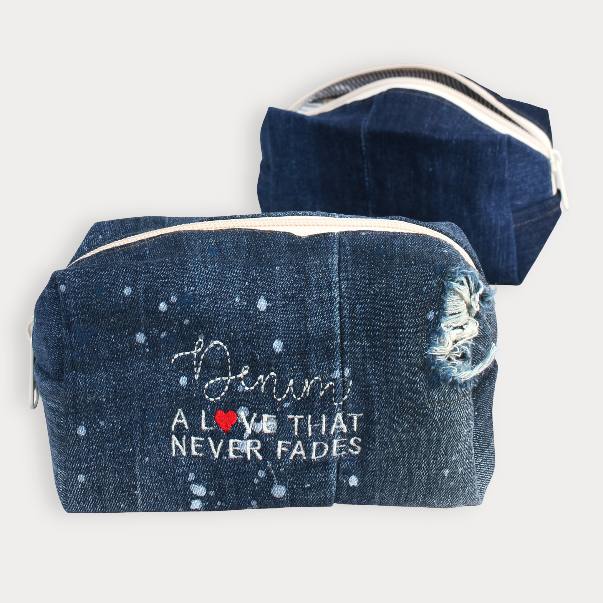 Makeup Bag - Denim Dark Indigo