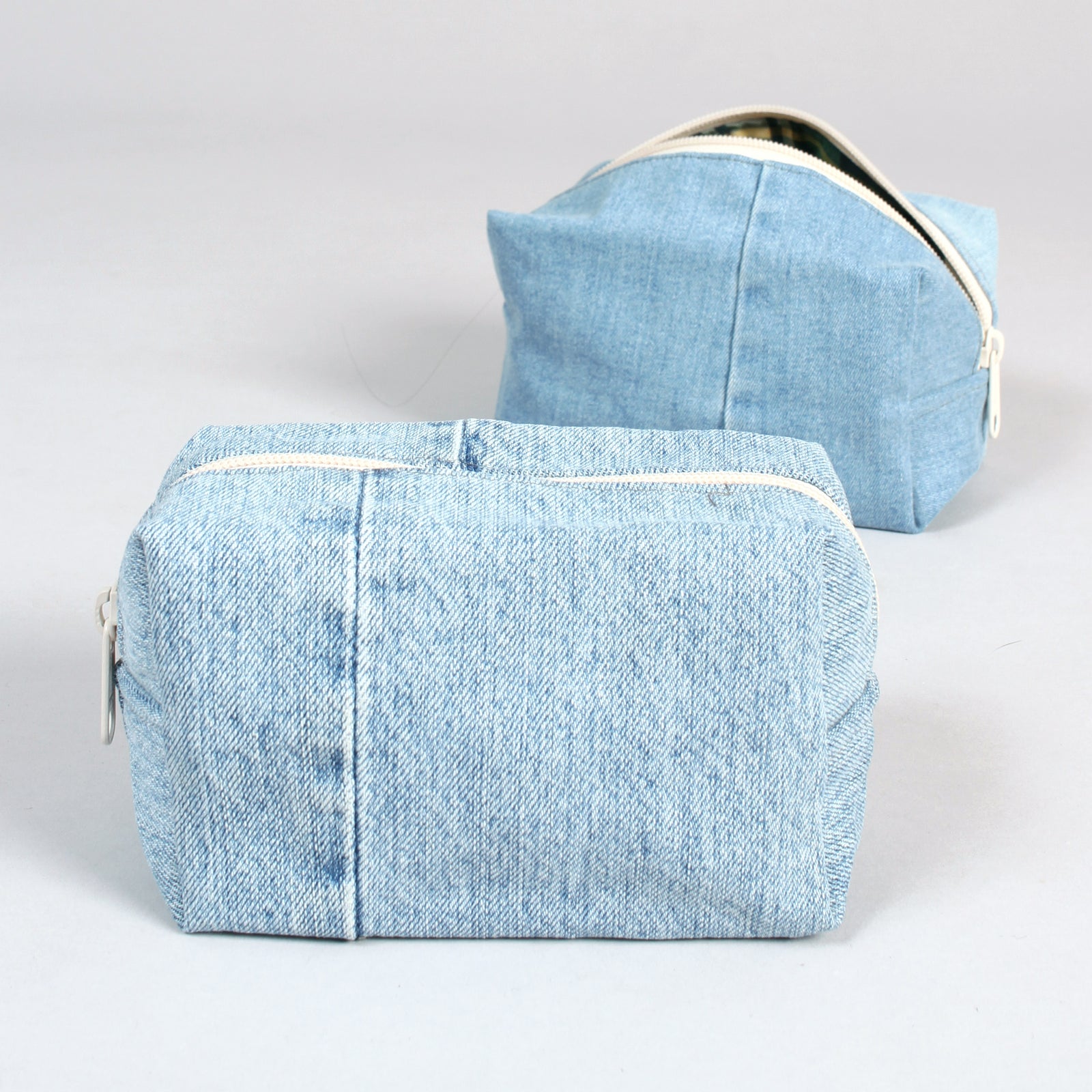Makeup Bag - Denim Light Indigo