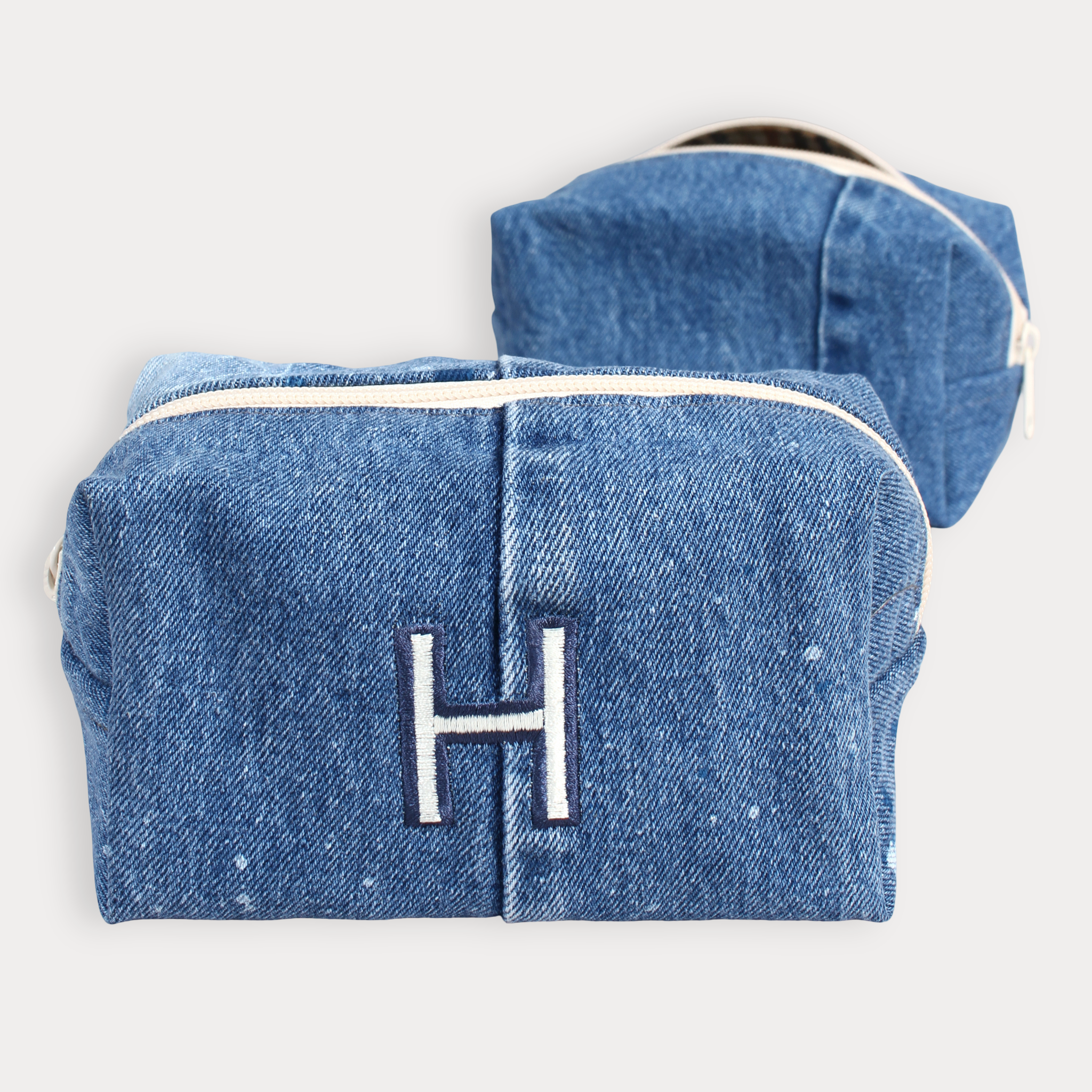 Makeup Bag - Denim Medium Indigo