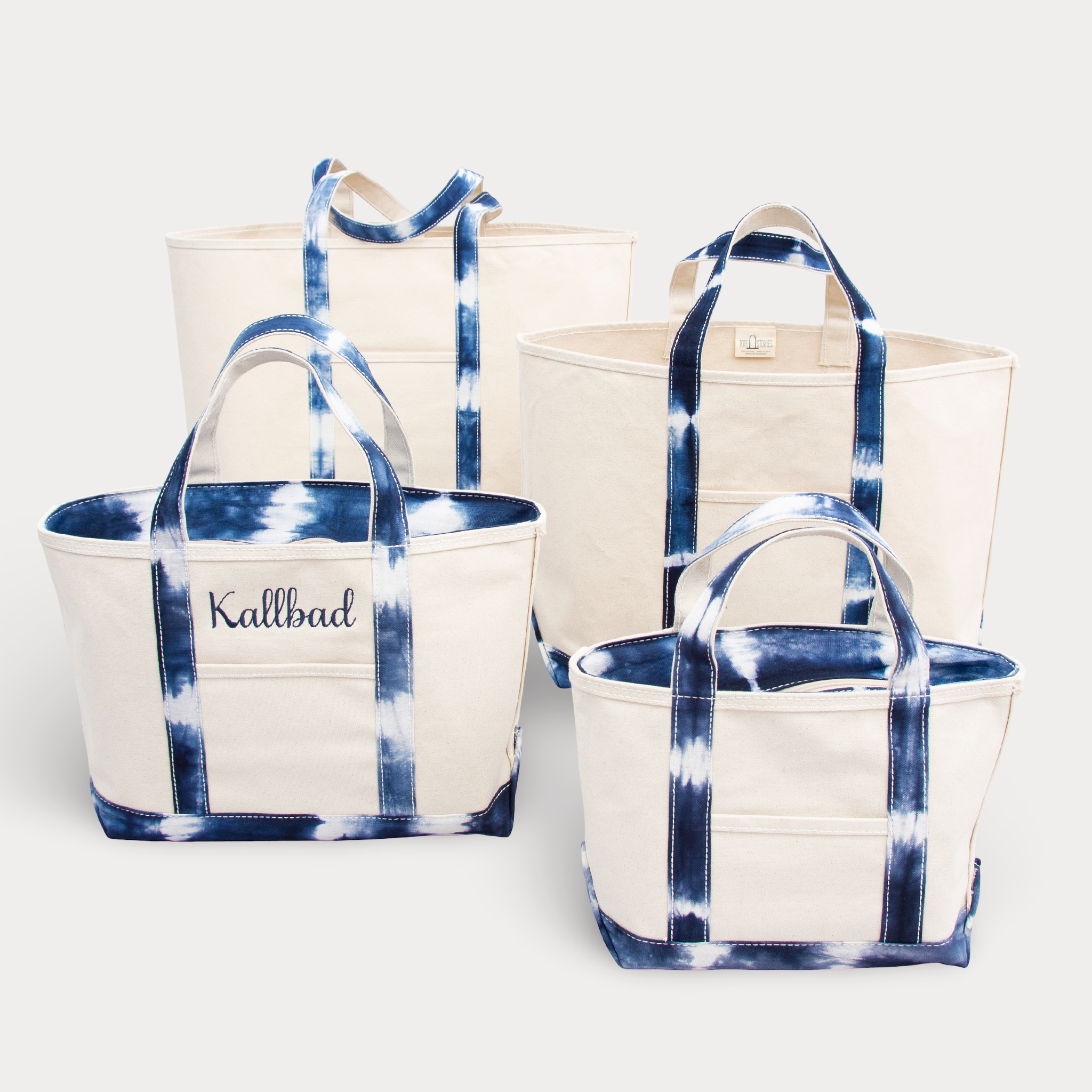 Limited Tote Bag - Shibori Blue