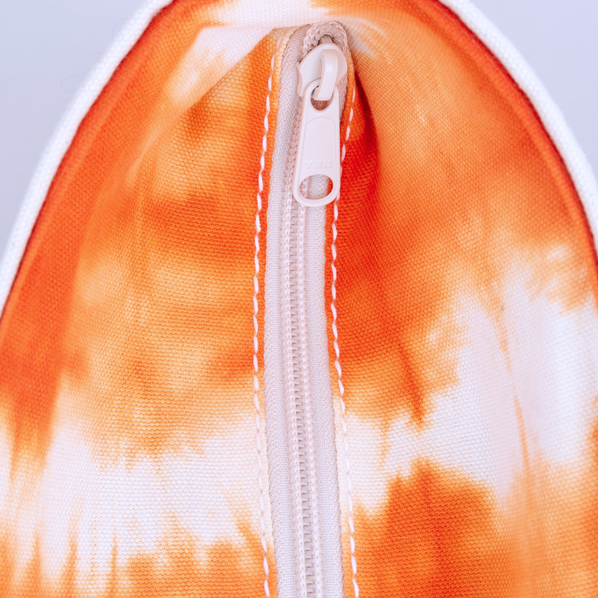 Limited tote bag - Shibori Orange Zip