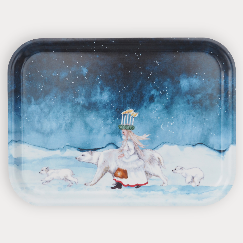 Julbricka 27x20 cm - Lucia