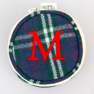 Round Pouch - Wool Tartan