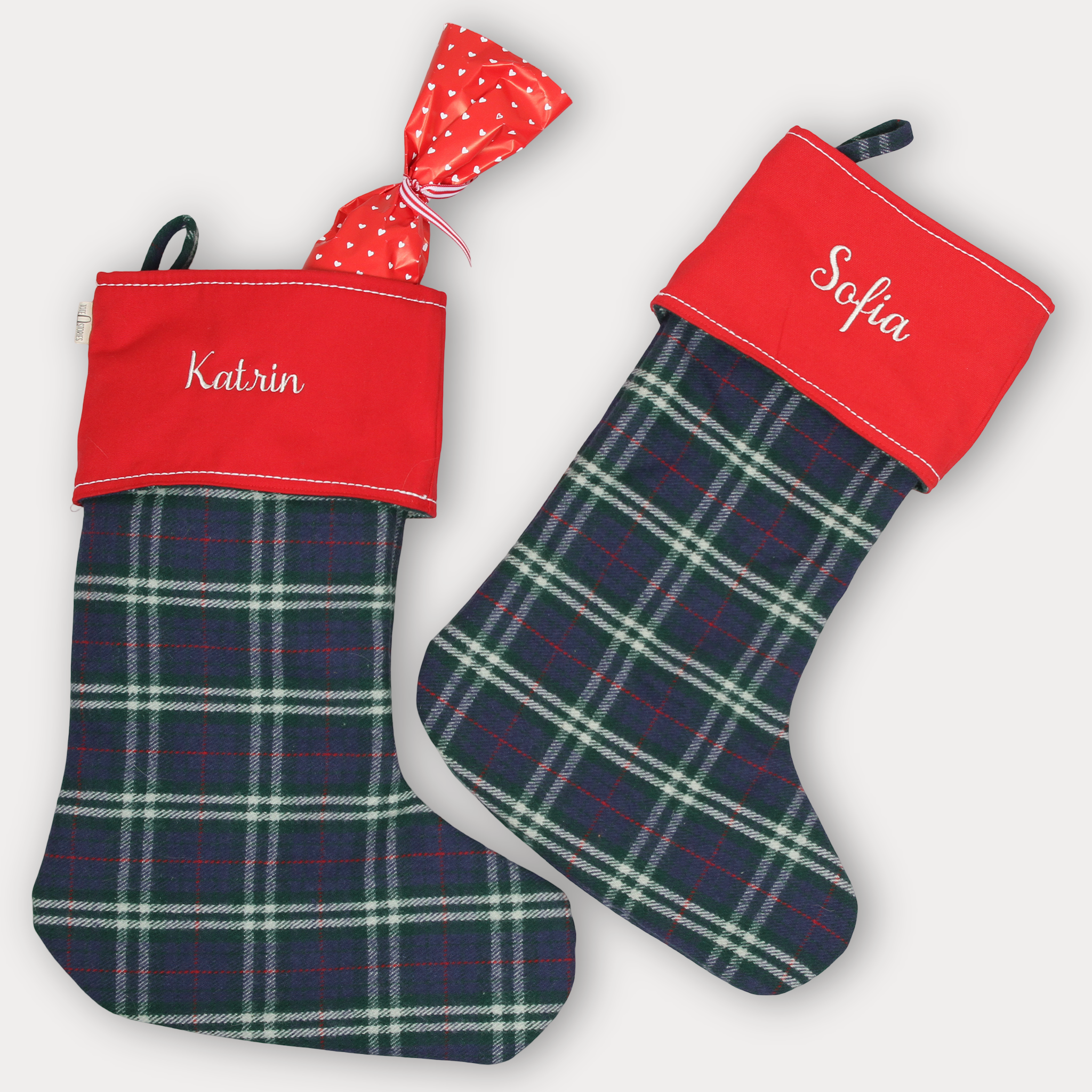 Weihnachtsstrumpf - Wool Tartan