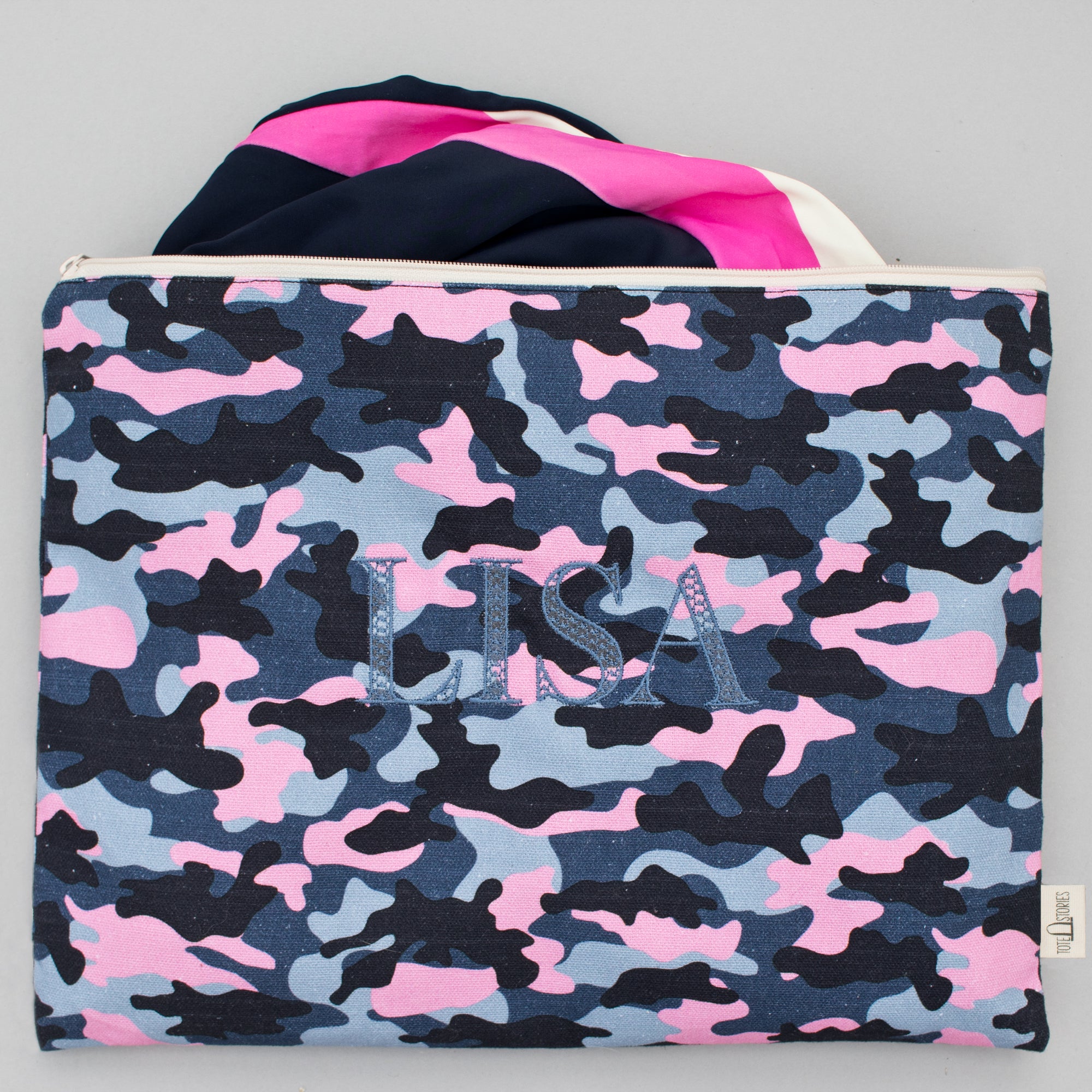 Beach Pouch - Camo Falsterbo Sky