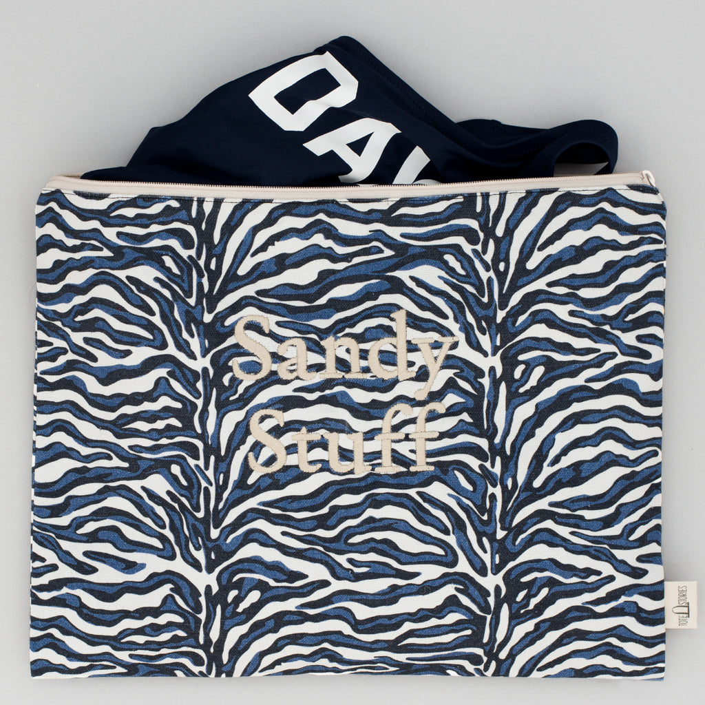 Beach Pouch - Zebra Falsterbo Ocean
