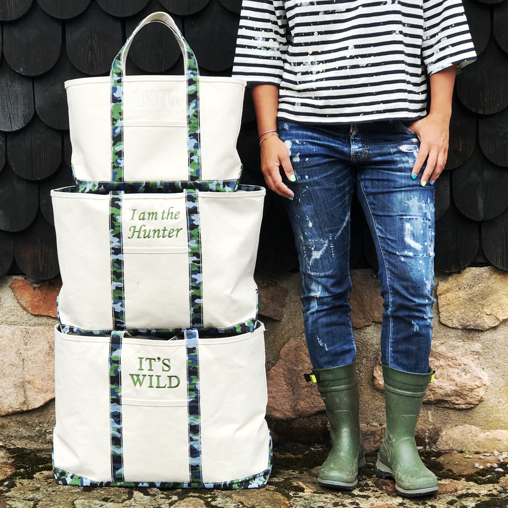 Limited Tote Bag - Camo Falsterbo Ocean 