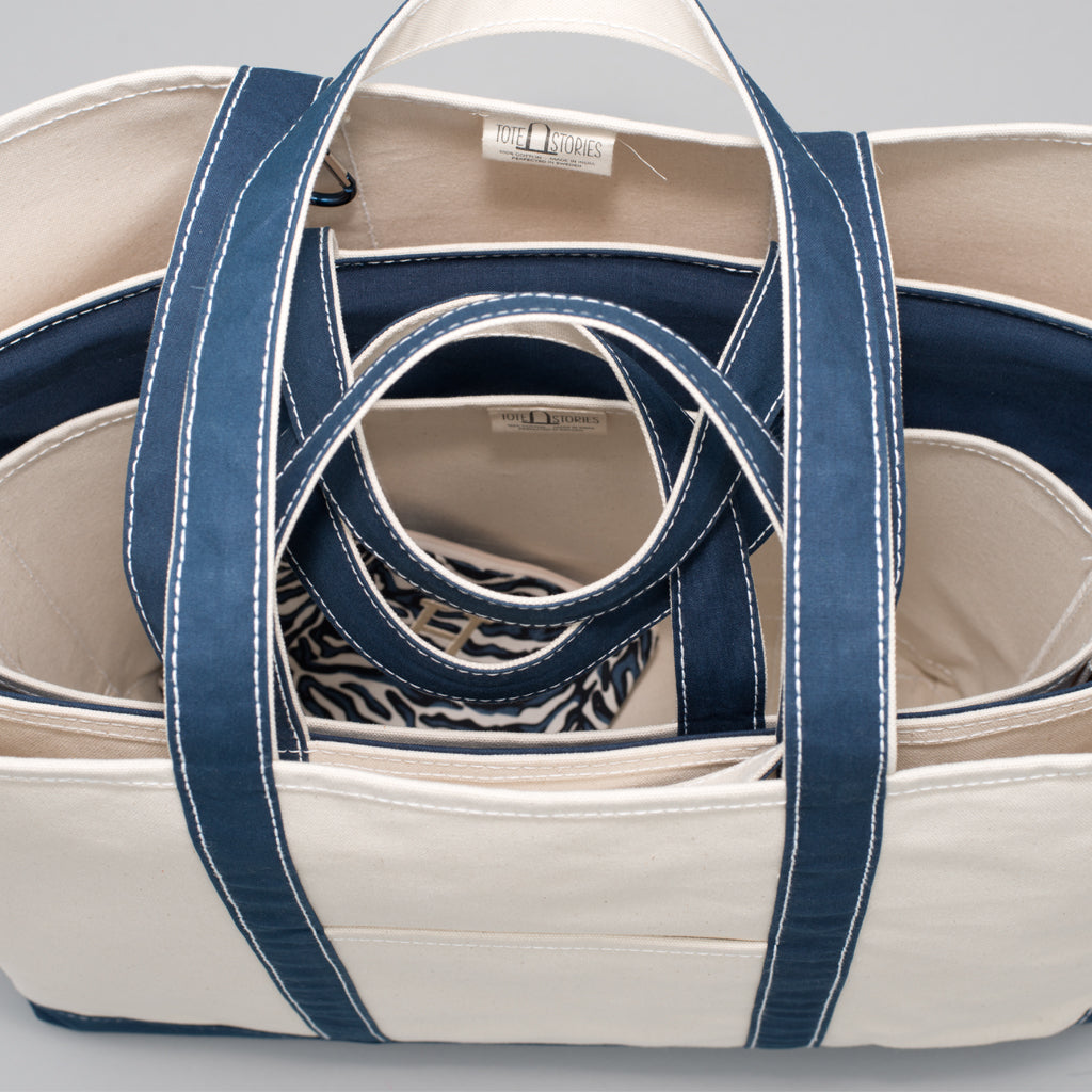 Classic Tote Bag - Falsterbo Ocean - Stack