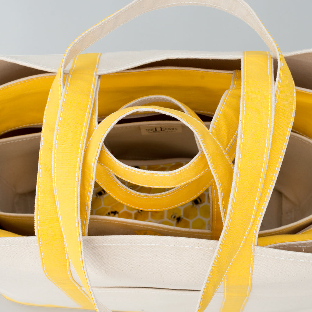 Classic Tote Bag - Lisbon Yellow - Stack