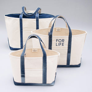 Denim Style Denim Tote Bag LC-ML Indigo - Shop braveryfield