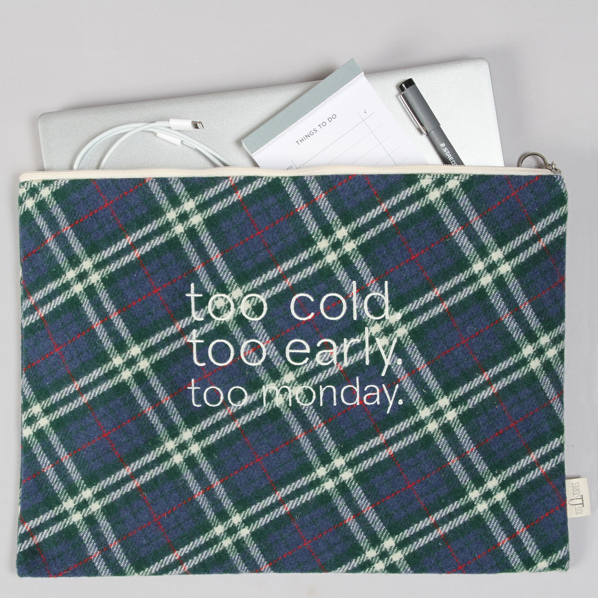 Utility pouch - Wool Tartan