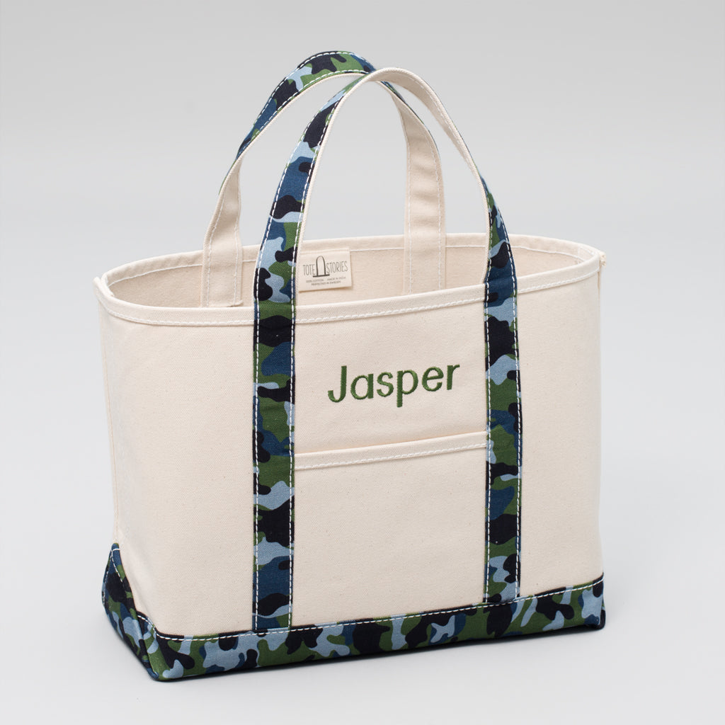 Limited Tote Bag - Camo Falsterbo Ocean - Front