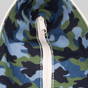 Limited Tote Bag - Camo Falsterbo Ocean - Zip