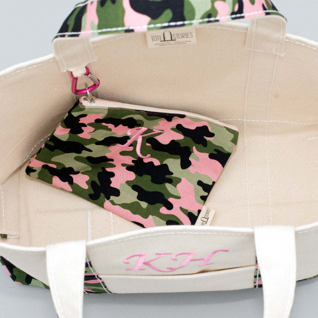 Limited Tote Bag - Camo Stockholm Blossom - Inside