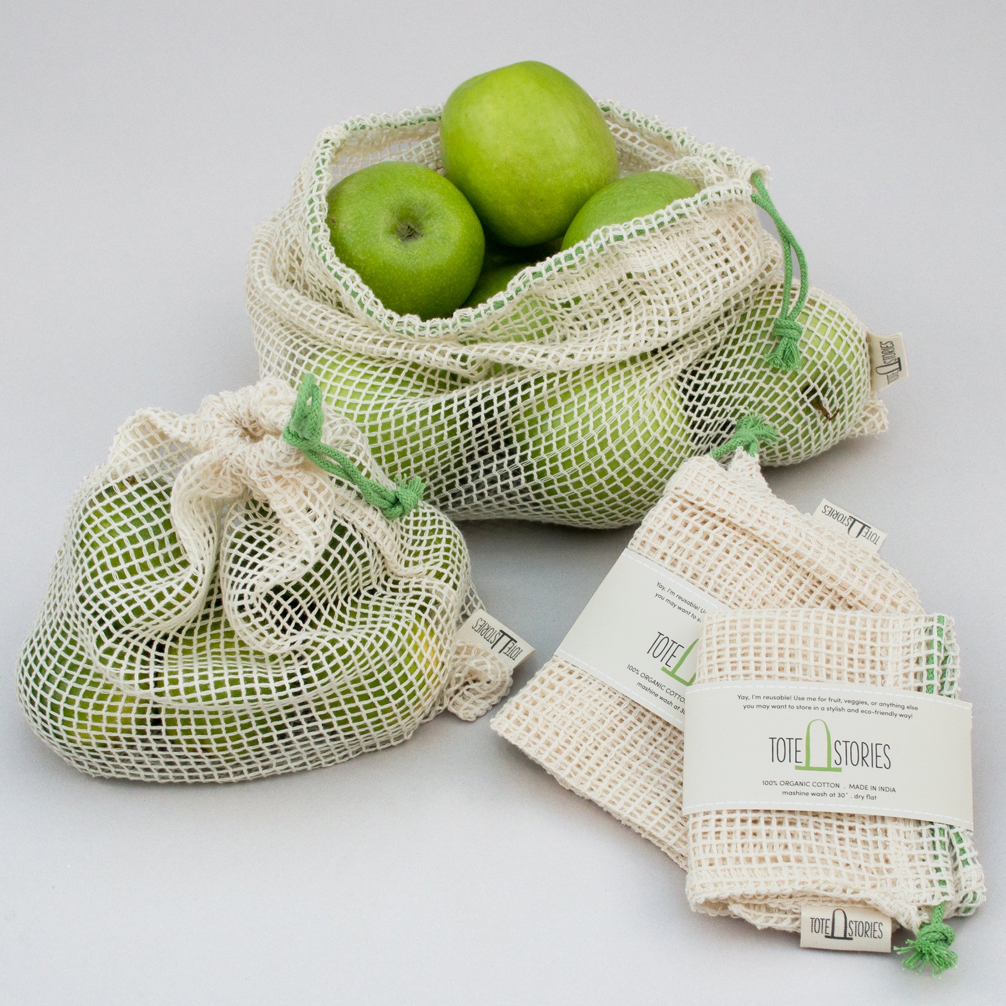 Mesh produce bag - Kradan Coconut