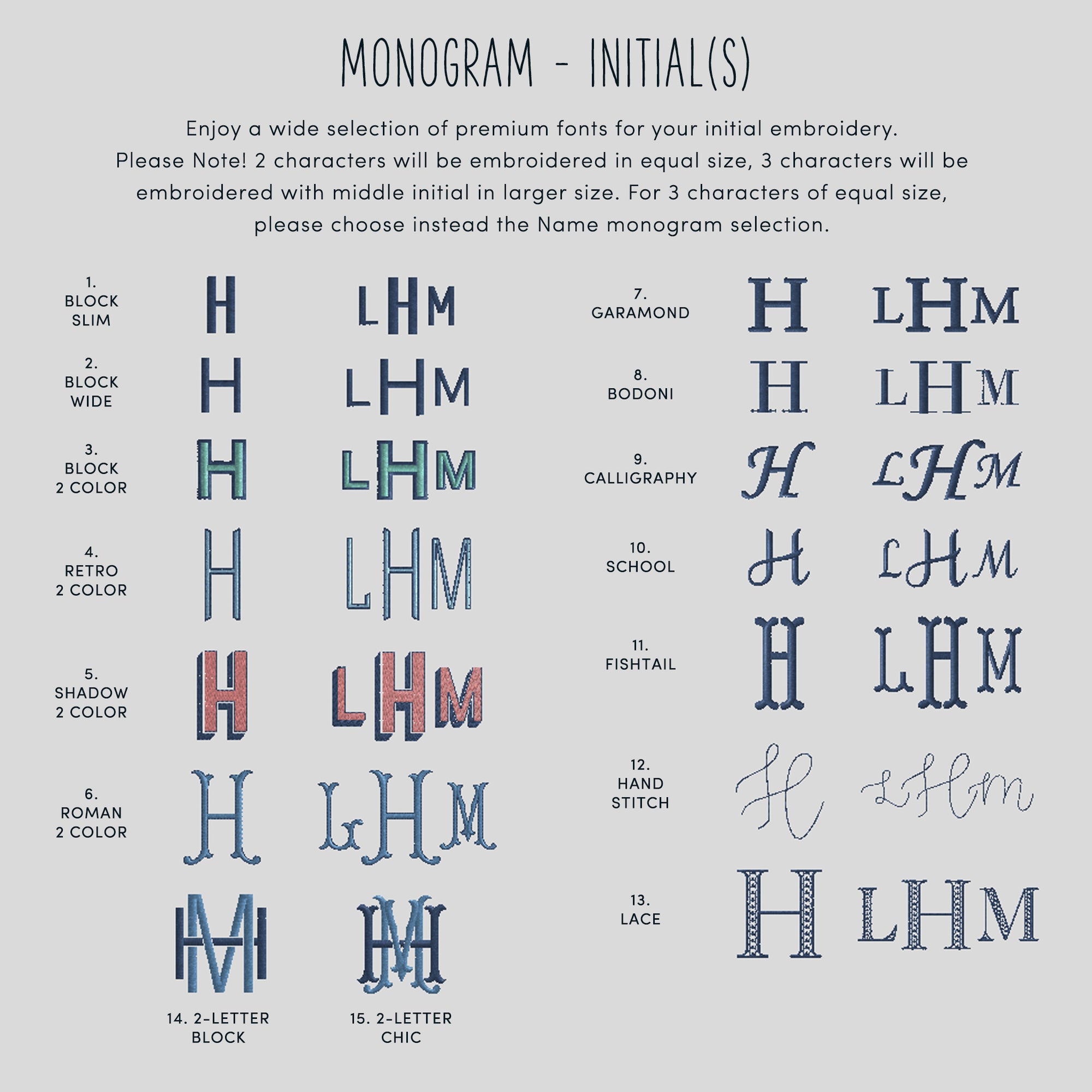Monogram Inital