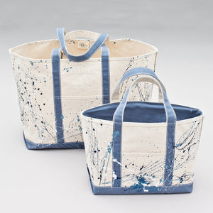 Paint Splatter Tote - Falsterbo Sky - Sizes