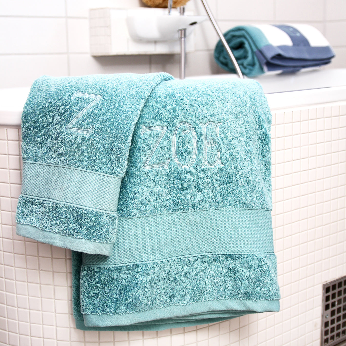 Bathtowel Andaman Aqua