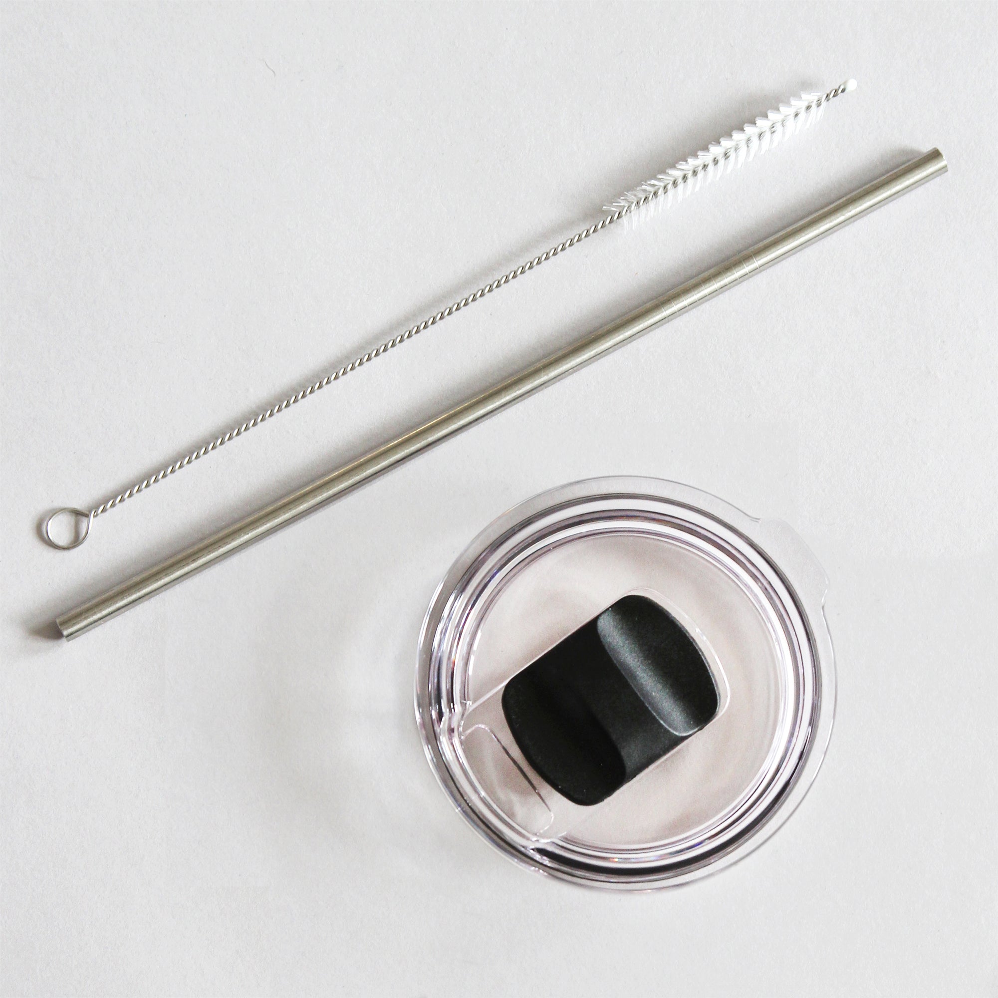 Tumbler lid straw