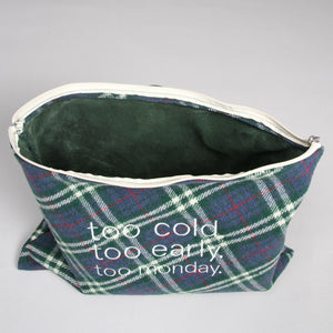 Utility pouch - Wool Tartan Inside