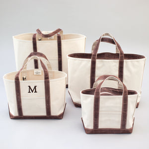 Waxed Tote Bag - Bahia Brown - Sizes