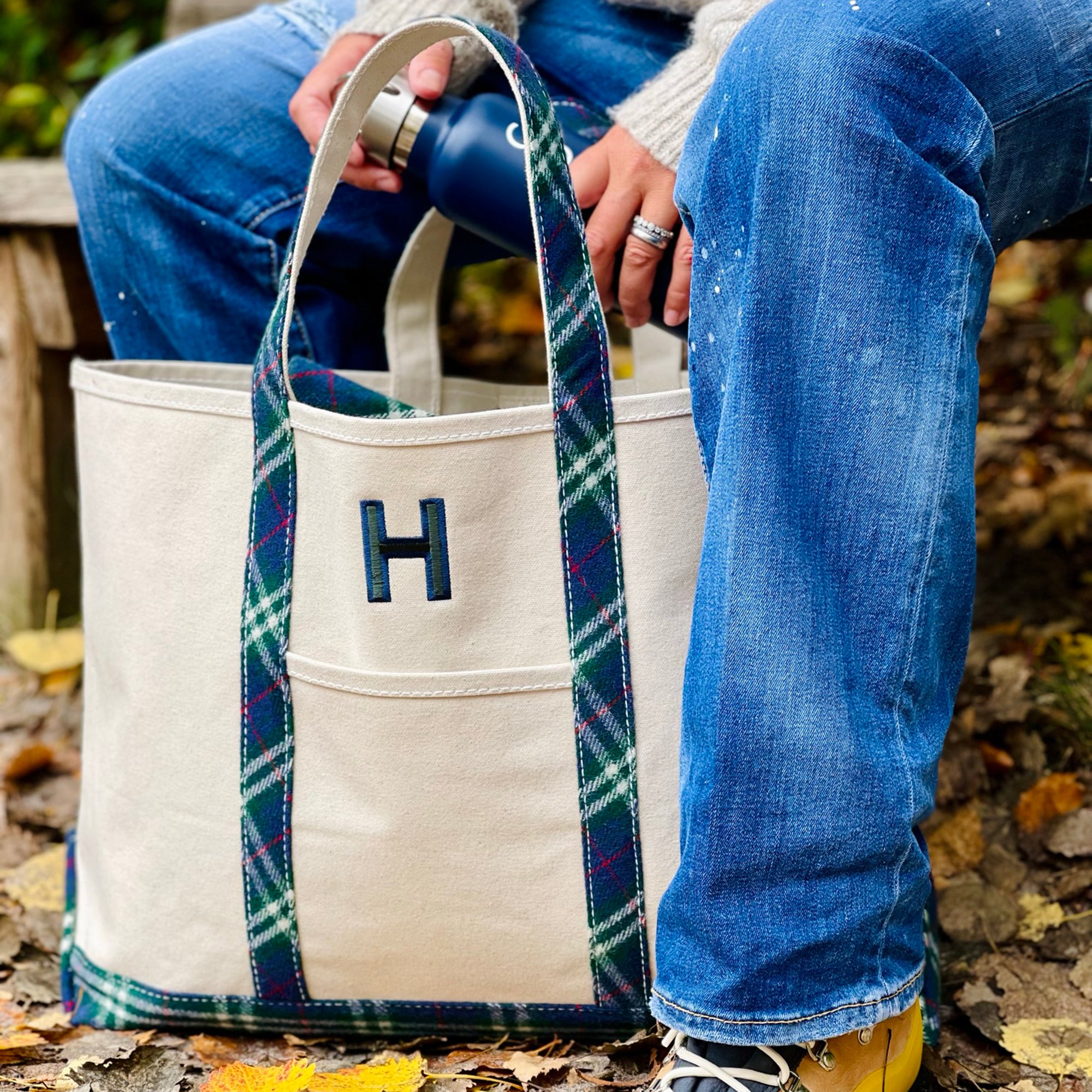 Limited tote bag - Wool Tartan